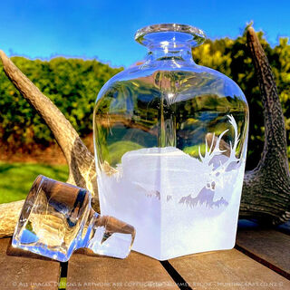 Sandcarved Glass Art from Hunting4Art NZ