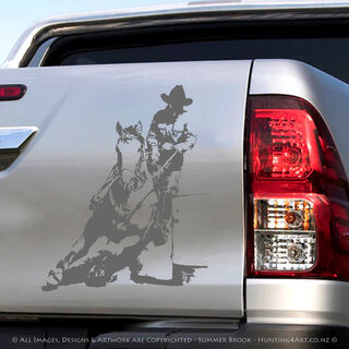 NZ Equestrian & Farm Life Premium Vinyl Decals from Hunting4Art NZ