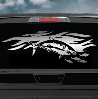 NZ Fishing Premium Vinyl Decals from Hunting4Art NZ