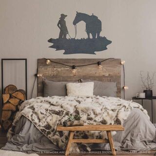 NZ Equestrian & Farm Life Corten Steel Metal Art from Hunting4Art NZ